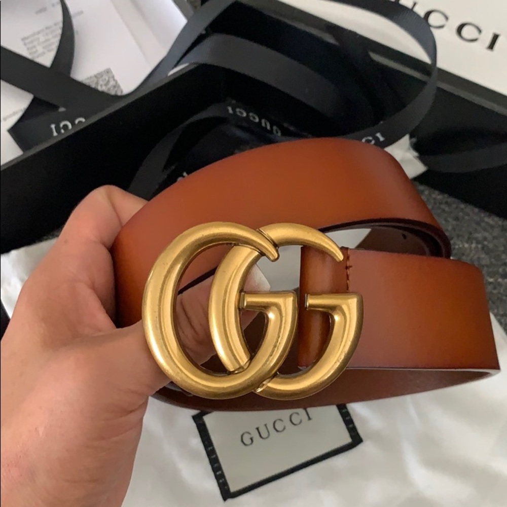 Gucci brown belt